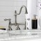 Kingston Brass KS3918AL Restoration Bathroom Bridge Faucet, Brushed Nickel KS3918AL - alternate 2